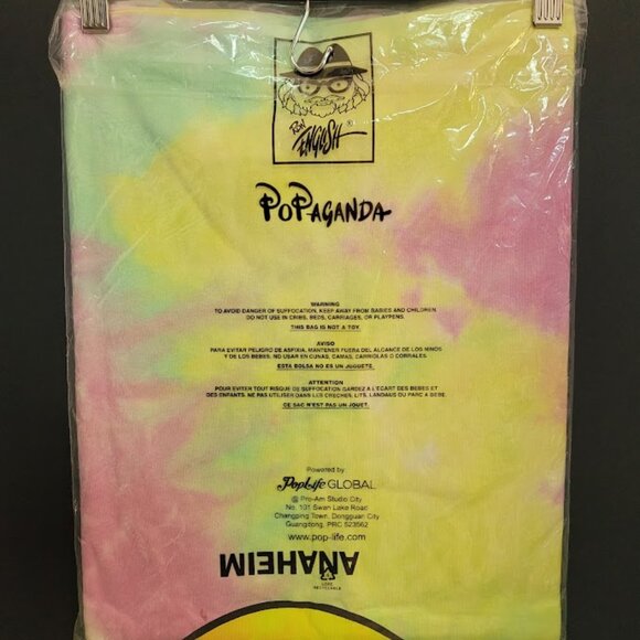 Ron English Pop-Aganda Grin Rainbow Tie Dye Smiley Face Tshirt XXL. T007 - Picture 3 of 5